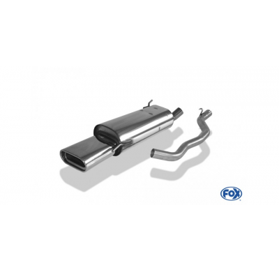 Escape FOX VW bus T4 Syncro escape final incl. tubo conexion with holder - 160x80 53