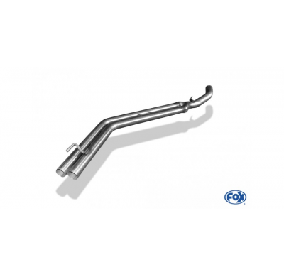 Escape FOX VW Bus T4 Vorschalldämpferersatzrohr doppelflutig