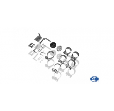 VW Bus T5 / T6 4motion salida Escape trasero FOX derecha / izquierda - 2x80 tipo 13 derecha / izquierda