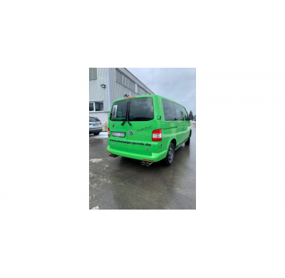 VW Bus T5 / T6 4motion Escape trasero FOX salida derecha / izquierda - 2x115x85 tipo 32 derecha / izquierda