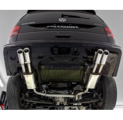 Salida del silenciador final derecha/izquierda para VW Bus T6.1 4motion - 2x80 ty Fox exhaust