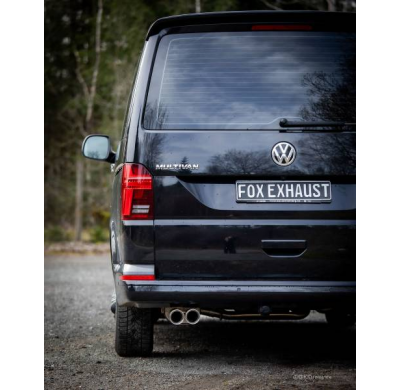 Salida del silenciador final derecha/izquierda para VW Bus T6.1 4motion - 2x80 ty Fox exhaust