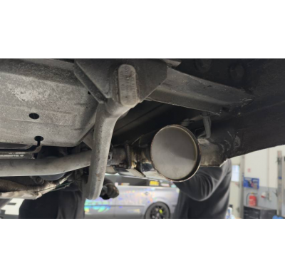 Silenciador trasero VW Bus T3 - 1x63 de borde afilado Fox exhaust