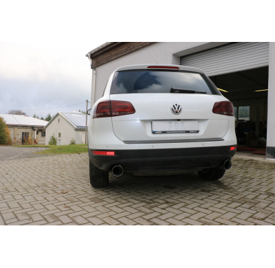 Escape FOX VW Touareg 7P pair of tail pipes to Anstecken - 1x114 25 duplex