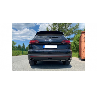 VW Touareg Typ CR7 Escape deportivo salida derecha/izquierda - 1x114 tipo 25 derecha/izquierda - diámetro de tubo: 70mm