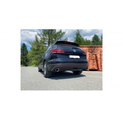 VW Touareg Typ CR7 Escape deportivo salida derecha/izquierda - 1x114 tipo 25 derecha/izquierda - diámetro de tubo: 70mm