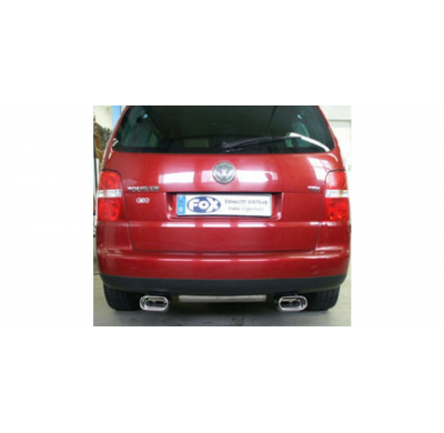 Escape FOX VW Touran escape final salida duplex - 160x80 53 duplex