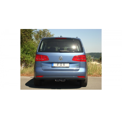 Escape FOX VW Touran - 1T3 Tail pipe - 2x130x50 56