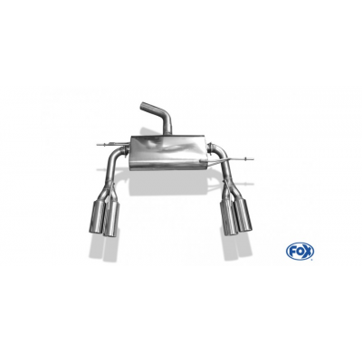 Escape FOX VW Eos V6 escape final salida duplex - 2x80 13 duplex