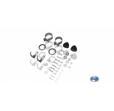 Escape FOX VW Eos V6 escape final salida duplex - 2x80 13 duplex