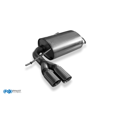 VW Tiguan 5N - Silenciador final 4motion - 2x80 tipo 25 Fox exhaust