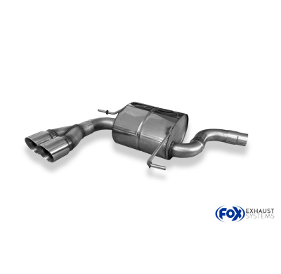 VW Tiguan 5N/5T Facelift Diésel - Silenciador final 4motion - 2 Fox exhaust