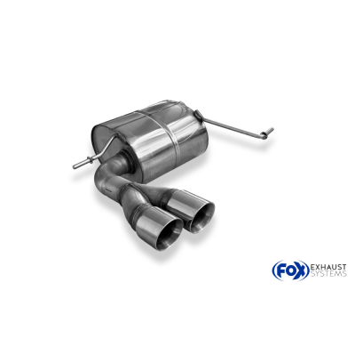 VW Tiguan 5N/5T Facelift Diésel - Silenciador final 4motion - 2 Fox exhaust