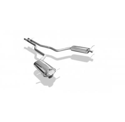 Escape FOX VW Phaeton - 3D Escape Final Duplex - outlet in the original tail pipes with X-pipe