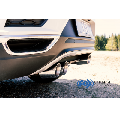 VW T-Rock - Escape trasero FOX de tracción delantera derecha / izquierda - 2x90 tipo 25 derecha / izquierda