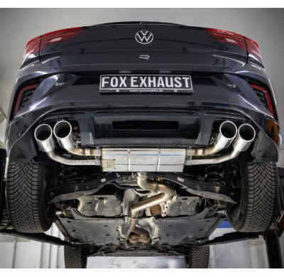 Sistema de escape parcial VW T-Roc R 4motion de OPF - 2x100 Tipo 47 derecho Fox exhaust