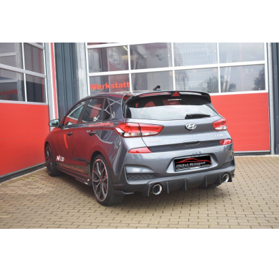 Catback-System De 90 Mm Con Salida De Escape Izquierdo Y Derecho Friedrich Hyundai I30 Pde 5-Puertas  Desde Año: 09/2018 N Perfo
