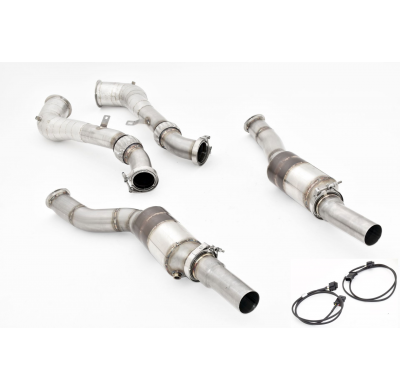 Downpipe De 2x90 Mm Con Catalizador Deportivo Hjs De 200 Celdas  Friedrich Audi Rs6 2f (C8) Avant Quattro  Desde Año: 12/2019  4