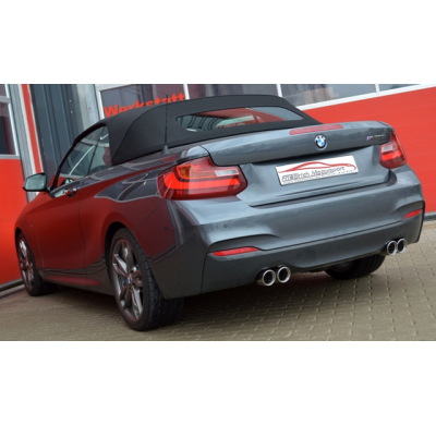 Catback-System De 90 Mm Con Salida De Escape Izquierdo Y Derecho Friedrich Bmw 2er F22/F23  Año: 11/2013-06/2016 Coupe & Cabrio