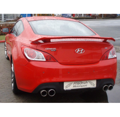 Escape Trasero De 70 Mm Con Salida De Escape Izquierdo Y Derecho Friedrich Hyundai Genesis Coupe  Desde Año: 2010  3.8l V6 223kw