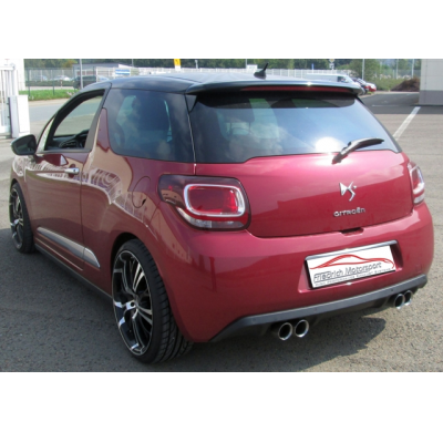 Escape Trasero De 70 Mm Con Salida De Escape Izquierdo Y Derecho Friedrich Citroen Ds3  Desde Año: 2010  1.6l Turbo Thp 150/155
