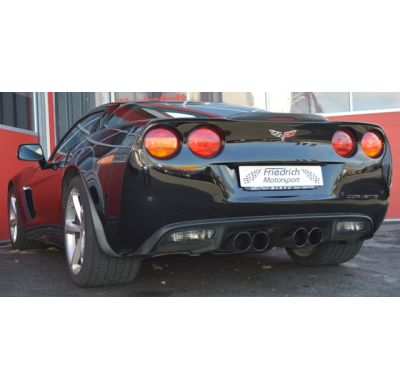 Escape Trasero De 70 Mm Con Salida De Escape Izquierdo Y Derecho Friedrich Chevrolet Corvette C6 Coupe & Cabrio  Año: 2005-2013