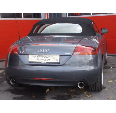 Escape Trasero De 70 Mm Con Salida De Escape Izquierdo Y Derecho Friedrich Audi Tt 8j Quattro  Año: 2006-2010 Coupe & Roadster