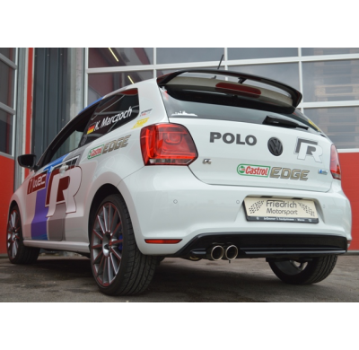 Escape Trasero De 70 Mm Friedrich Vw Polo 6r Wrc  Año: 09/2013-03/2014 Hatchback  2.0l Tsi 162kw
