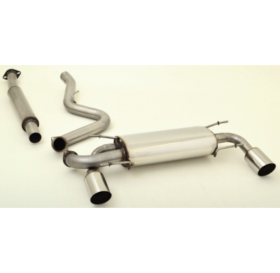 Catback-System De 70 Mm Con Salida De Escape Izquierdo Y Derecho Friedrich Subaru Brz Coupe  Desde Año: 09/2012  2.0l 147kw