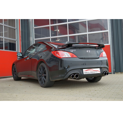 Catback-System De 70 Mm Con Salida De Escape Izquierdo Y Derecho Friedrich Hyundai Genesis Coupe  Desde Año: 2010  3.8l V6 223kw
