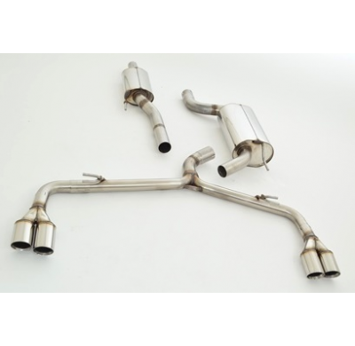 Catback-System De 70 Mm Con Salida De Escape Izquierdo Y Derecho Friedrich Hyundai I30 Gdh & Coupe 3-/5-Puertas  Desde Año: 04/2