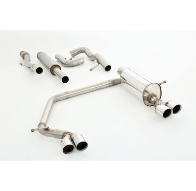 Catback-System De 70 Mm Con Salida De Escape Izquierdo Y Derecho Friedrich Citroen Ds3  Desde Año: 2010  1.6l Turbo Thp 150/155