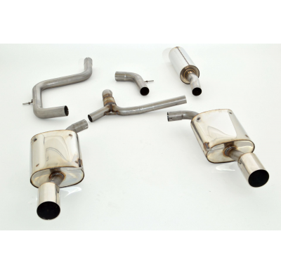 Catback-System De 70 Mm Con Salida De Escape Izquierdo Y Derecho Friedrich Ford Mondeo (Ba7)  Año: 03/2007-11/2010 Turnier  2.5l