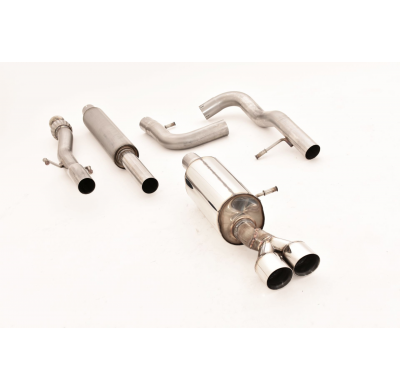 Sistema De Catback De 70 Mm Friedrich Peugeot 207 Hatchback  Año: 02/2006-05/2015  1.6l Turbo 110/115kw / 1.6l Turbo Rc 128kw