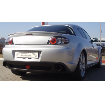 Sistema Medio De 70 Mm W. Tubo De Escape Izquierdo Y Derecho Friedrich Mazda Rx8  Desde Año: 2003 /Yoc 2003- Rx8 141/170kw