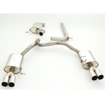 Catback-System De 70 Mm Con Salida De Escape Izquierdo Y Derecho Friedrich Skoda Octavia Rs 1z  Desde Año: 2005 Sedan & Combi  2