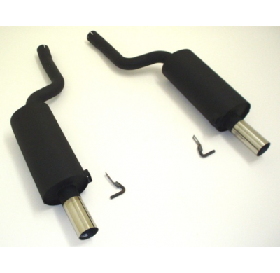 Escape Trasero Con Salida De Escape Izquierdo Y Derecho Friedrich Audi A6 4b Quattro  Año: 98-2001 (Sin Corte En El Faldon Trase