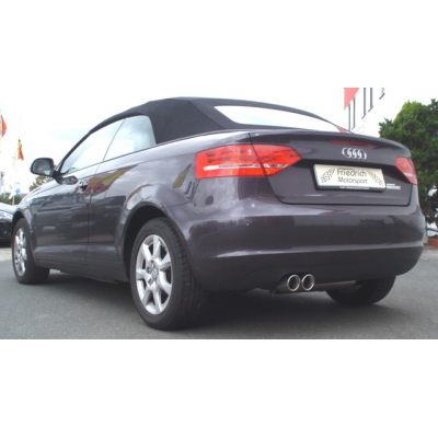 Escape Trasero Friedrich Audi A3 8p Cabrio 2wd  Desde Año: 01/2008  1.2l Tfsi 77kw / 1.4l Tfsi 92kw / 1.8l Tfsi 118kw / 2.0l Tdi