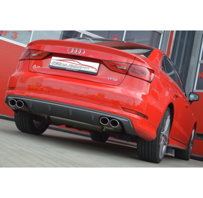 Escape Trasero Con Salida De Escape Izquierdo Y Derecho Friedrich Audi A3 8v Sedan 2wd  Desde Año: 2013  1.8l Tfsi 132kw