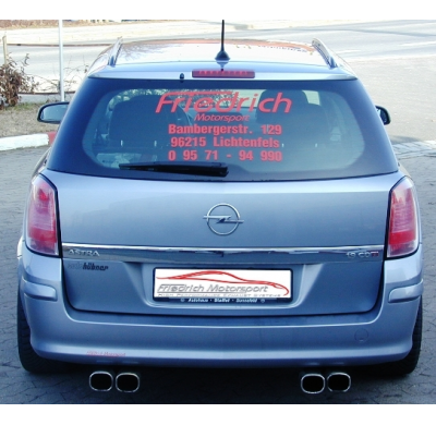 Escape Trasero Con Salida De Escape Izquierdo Y Derecho Friedrich Opel Astra H Caravan  Desde Año: 2003  1.4l 55/66kw / 1.6l 77/