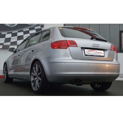Sistema De Catback Racing De 63,5 Mm Friedrich Audi A3 8p Sportback 2wd  Desde Año: 2004  1.6l 75kw / 1.6l Fsi 85kw / 1.6l Tdi 6