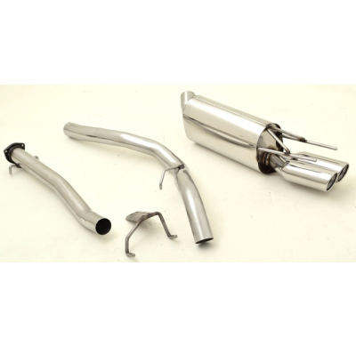 Sistema De Catback Racing De 63,5 Mm Friedrich Opel Calibra  Año: 90-97 (No Automatico)  2.0l 85kw / 2.0l 16v 110kw (2wd Hasta A