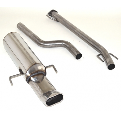 Sistema De Catback Racing De 63,5 Mm Friedrich Opel Astra H 5-Puertas  Desde Año: 2003  1.6l Turbo 132kw / 2.0l Turbo 125/147kw
