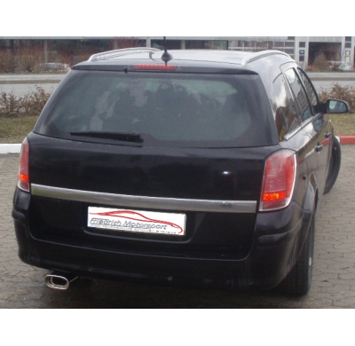 Sistema De Catback Racing De 63,5 Mm Friedrich Opel Astra H Caravan  Desde Año: 2003  1.3l Cdti 66kw (Con Dpf) / 1.7l Cdti 59/74