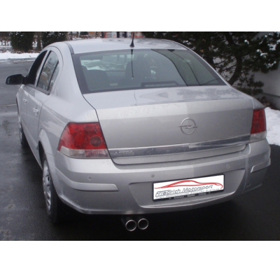 Sistema De Catback Racing De 63,5 Mm Friedrich Opel Astra H Sedan  Desde Año: 2008  1.3l Cdti 66kw / 1.6l 16v 85kw / 1.7l Cdti 7
