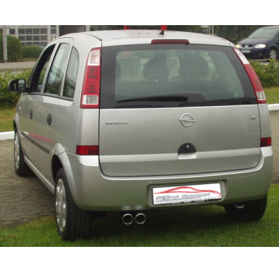 Sistema De Catback Racing De 63,5 Mm Friedrich Opel Meriva a  Año: 2003-2010  1.3l Cdti 55 Kw / 1.4l 16v 66kw / 1.6l 64kw / 1.6l