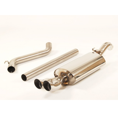 Sistema De Catback Racing De 63,5 Mm Friedrich Vw Golf Ii  Año: 83-92  1.3l 40kw / 1.6l 51/53/55kw/ 1.6l D 40kw / 1.6l Td 44/51/