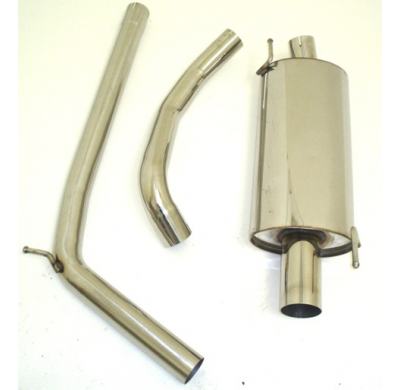 Sistema De Catback Racing De 63,5 Mm Friedrich Vw Polo 6n / 6n2  Año: 94-2001 Hatchback  1.0l 37kw / 1.1l 33kw / 1.3l 40kw / 1.4