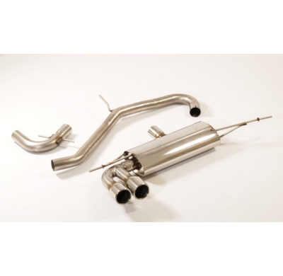 Sistema De Catback Racing De 63,5 Mm Friedrich Vw Golf V Plus  Año: 2005-2009 2wd  1.4l 16v 55/59kw / 1.4l Tsi 90/103/125kw / 1.