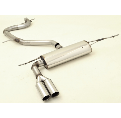 Sistema De Catback Racing De 63,5 Mm Friedrich Vw Eos  Desde Año: 2006 2wd  1.6l Fsi 85kw / 2.0l Fsi 110kw / 2.0l Tdi 103kw